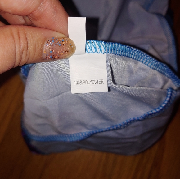 Shark Week Tie dye Toddler One Piece Long Sleeve Swimsuit Rash Guard Fins 2T-3T - Picture 7 of 10